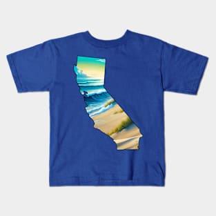 California beach Kids T-Shirt